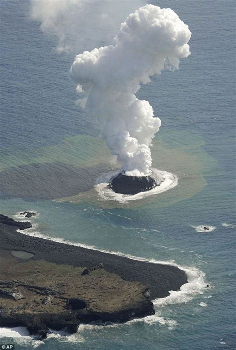 Volcano creates a new island off Japan, but it may not last